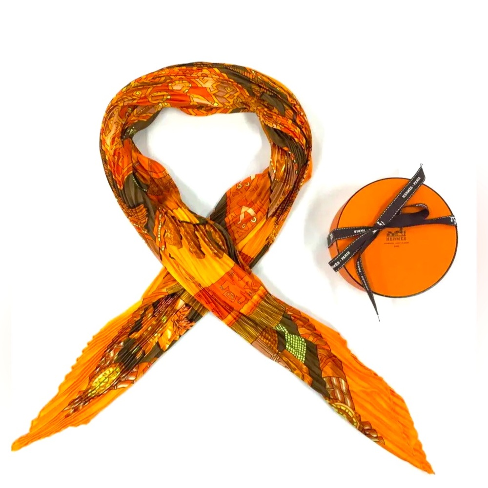 HERMES HUACA PIRU Carre 90 Multicolor Silk 100% Scarf